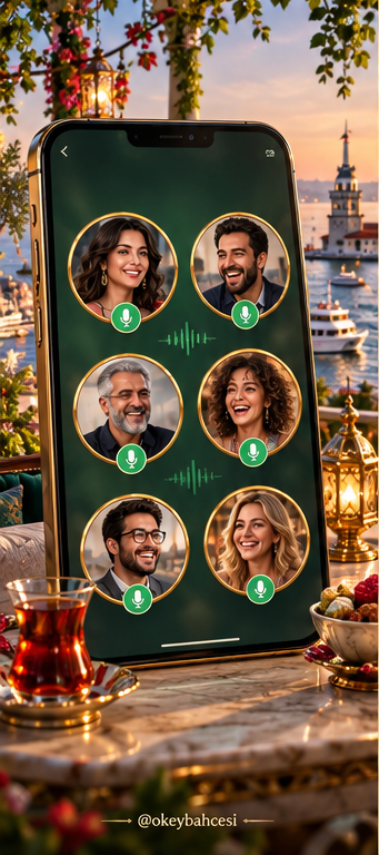Sohbet bahçesi tanıtım konsepti